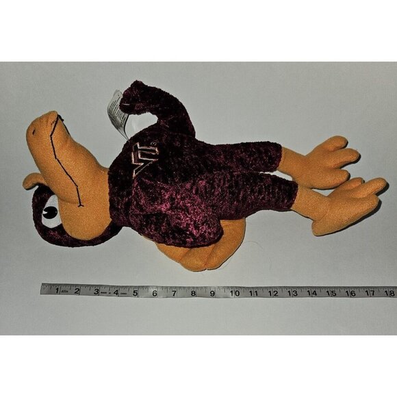Hokie Bird Plush VT Virginia Tech Mascot 16" Stuffed Toy Factory Collegiate - Picture 10 of 10